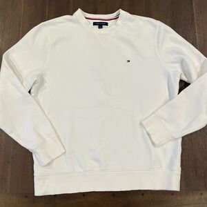 Tommy Hilfiger white crewneck sweatshirt men’s large